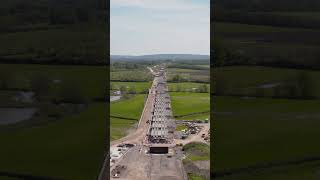 HS2 Thame Valley Viaduct reaches halfway point shorts [upl. by Anes]