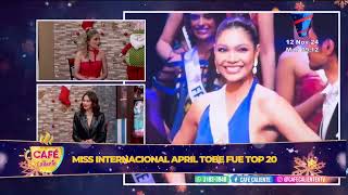 El Termómetro April Tobie fue top 20 en el Miss Internacional [upl. by Crescentia406]