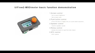 Comes with function programming demonstration  M5Dimeter [upl. by Eileen826]