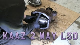 350Z Drift Build 5  Kaaz 2 Way LSD amp Whiteline Diff Bushings [upl. by Gonroff971]