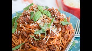 Crock Pot Spaghetti [upl. by Efioa63]