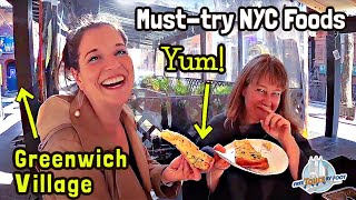 New York Food Tour What to Eat in Greenwich Village [upl. by Kaden408]