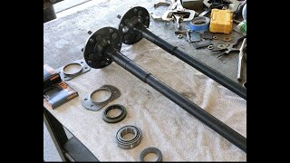 How to replace a rear axle shaft bearing and seal on a Jeep TJ or LJ Dana 44 [upl. by Ibbie]