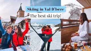 A week skiing in Val dIsère  The best ski trip ever [upl. by Siuol]