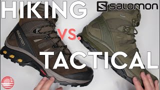 Salomon Quest 4D 3 GTX vs Salomon Quest 4D GTX Forces Salomon Boots Review [upl. by Neumark]