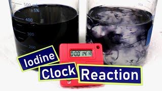 Iodine Clock Reaction Explained Chemistry [upl. by Gnus752]