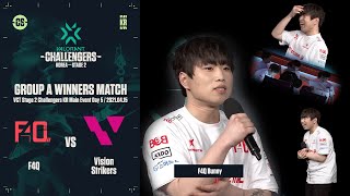 F4Q vs Vision Strikers Main Event Day 5 Group A Winners Match HL 0415  VALORANT Challengers KR [upl. by Virgilia]