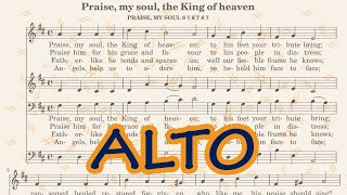 Praise my soul the King of Heaven  Alto Click Track [upl. by Heiskell]