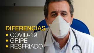 Diferencias entre covid 19 gripe y resfriado común [upl. by Rehpotsirhk]