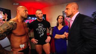 The Authority Randy Orton amp Batista Backstage [upl. by Messing]