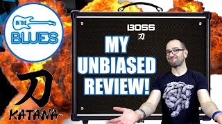 Boss Katana 100 Guitar Amplifier In Depth amp Honest Review [upl. by Aramahs]