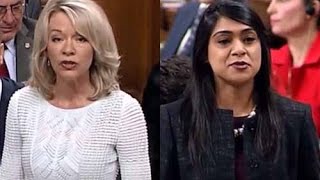 MPs Candice Bergen amp Bardish Chagger QP Exchange Gets Heated [upl. by Amaj241]