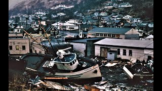 NBC News of 92 Alaska Earthquake March 27 1964 [upl. by Nesyaj254]