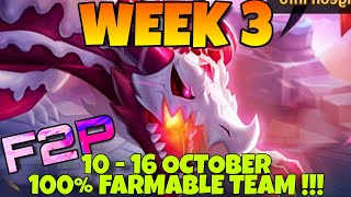 WEEK 3  RED VELVET DRAGON TEAM SUMMONERS WAR [upl. by Runkel]