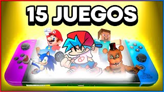 15 JUEGOS INCREÍBLES 🤩 Nintendo Switch y Estudio de Videojuegos [upl. by Ferrick66]