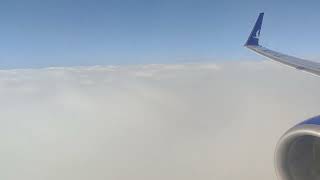 Anadolu Jet Boeing 737800 Inflight video [upl. by Bortman]