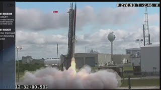 NASA Wallops launches suborbital sounding rocket [upl. by Ninnahc]