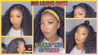 HOW TO STYLE ANY VPART WIG WITH NO LEAVE OUT  FT UNICE HAIR  5 DIFFERENT STYLES Mariereine [upl. by Fiedling]