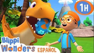 Mascota TRex  Blippi Wonders  Caricaturas para niños [upl. by Castera631]