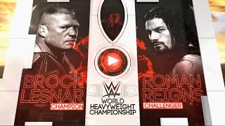 Story of Brock Lesnar vs Roman Reigns  WrestleMania 31 [upl. by Riancho]