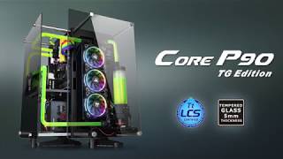 Thermaltake Core P90 Tempered Glass Edition MidTower Chassis Product Animation [upl. by Moffitt]