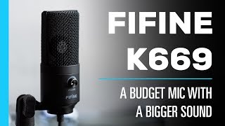 Fifine K669 USB Microphone  Review amp Audio Test [upl. by Enovaj146]