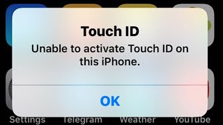 How to Fix unable to activate touch id on this iPhone [upl. by Trebreh]