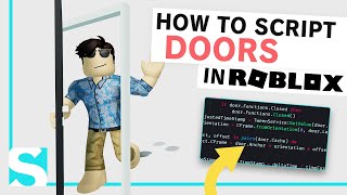 How to SCRIPT DOORS on Roblox  Roblox Tutorial [upl. by Aelsel]