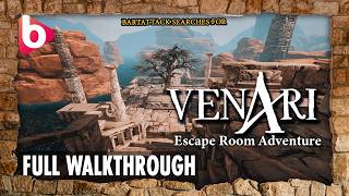 VENARI escape room adventure  Full Walkthrough  in search for the legendary Venari artefact [upl. by Nirraj513]