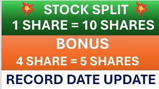 💥 1 share  10 shares 💥 stock split 💥 bonus 💥 Aurangabad distillery Ltd  heg Ltd  sacheta metals [upl. by Reeta]