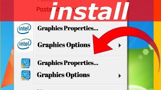 How to Download and Install Intel Graphics Driver in Pc  Graphics Driver Update kaise Kare  Hindi [upl. by Mcclelland629]