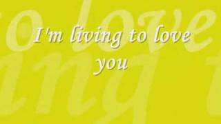 Sarah Conner  Living To Love You lyrics [upl. by Eibocaj]