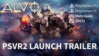 Alvo VR Launch Trailer PSVR2 Games [upl. by Yenaffit]