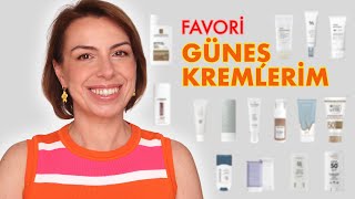 FAVORİ GÜNEŞ KREMLERİM  15 GÜNEŞ KREMİ UYGULAMALI [upl. by Aisile]