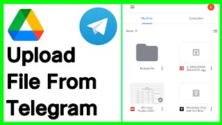 How To Upload File In Google Drive From Telegram [upl. by Ulani]