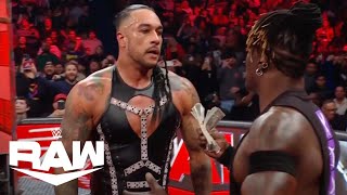 R Truth Tries to Help Damian Priest vs Drew McIntyre  WWE Raw Highlights 12224  WWE on USA [upl. by Llehsam86]