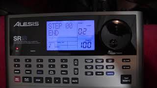 Alesis SR18  making songs from your patterns [upl. by Yanat]