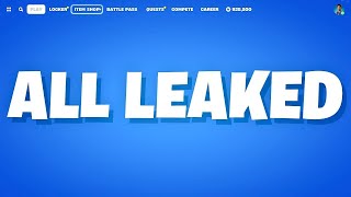 ALL NEW FORTNITE SHOP DATES LEAKED [upl. by Radec]