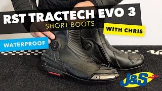 RST Tractech Evo 3 waterproof short ankle boots  JampS Accessories Ltd [upl. by Kellda453]