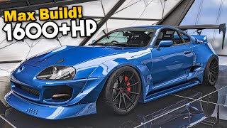 Forza Horizon 5 Car Customization  1600HP 2JZ Toyota Supra [upl. by Mcnamara770]