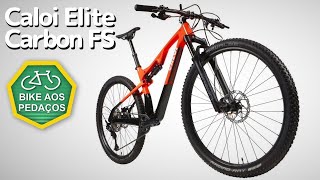 Caloi Elite Carbon FS a nova MTB full suspension chega ao mercado [upl. by Neelrad]