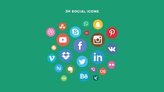 Social Icons Module for Joomla [upl. by Durrej]