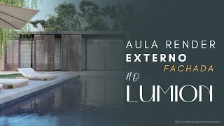 Aula render externo  fachada no LUMION [upl. by Raclima176]