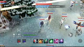 CABAL MOBILE  Force Shielder Lvl143 vs Blader Lvl172 [upl. by Leumel]