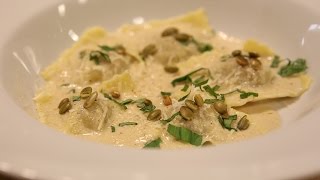 Pumpkin Ravioli with Cream Sauce [upl. by Loux]