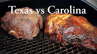 No Wrap Pulled Pork Recipe  Texas vs Carolina Pulled Pork [upl. by Helbonnah]