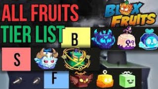 My Blox fruits tier list update 25 [upl. by Nimzay]