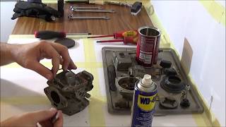 Stromberg CD 150 carburettor rebuild Part 1 [upl. by Hadden248]