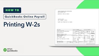 How to print W2s in QuickBooks Online Payroll [upl. by Ihana]