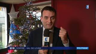 Florian Philippot Président des Patriotes en visite dans le LoiretCher [upl. by Smiley]